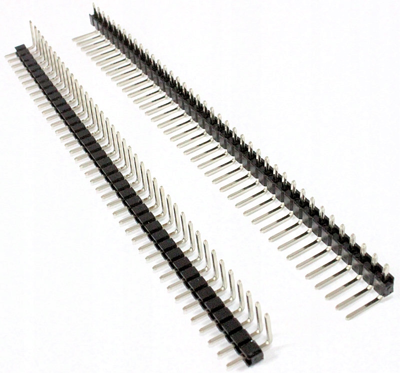 LISTWA KOŁKOWA GOLDPIN KĄTOWY 1X40 MĘSKA 2SZT Kod producenta GPRA2X40P