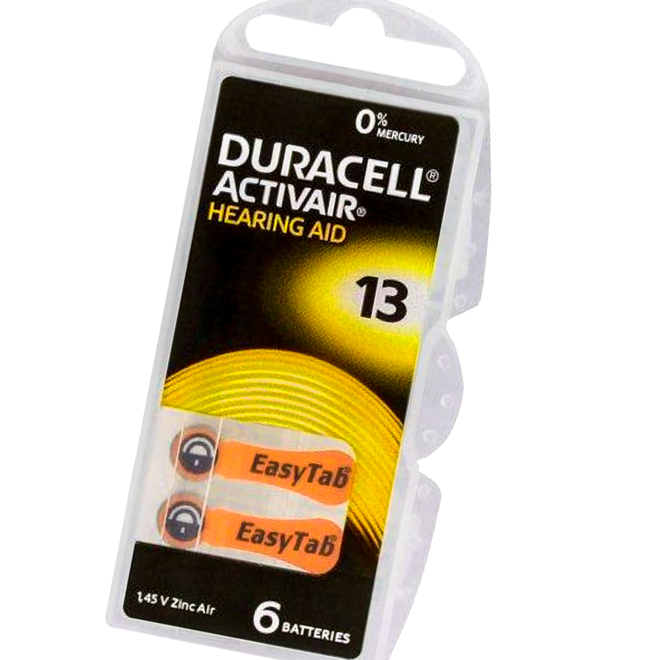 

6x Baterie Duracell do aparatów słuchowych 13 2026