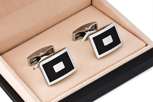 GREG Spinki do Mankietów Koszuli + PUDEŁKO skp9-8 Wykończenie Rodowane