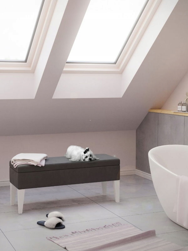 MONTANA 105 cm ławka skrzynia przedpokój, miękka Kolor mebla inny kolor