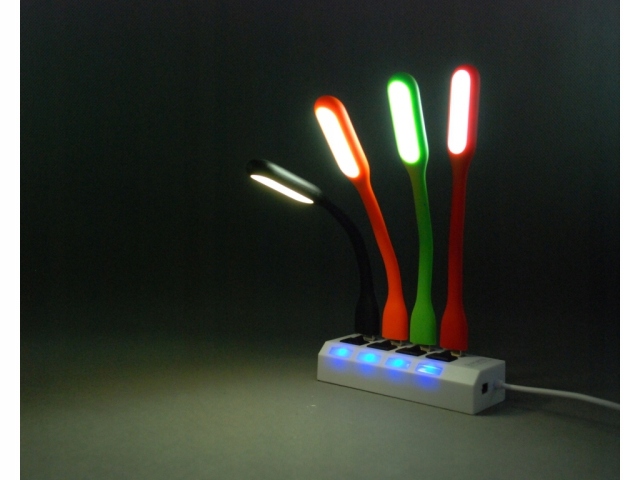 SLIM light GUMOWA LAMPKA led DO LAPTOPA komputera KOMPUTER NA USB KOLORY Producent Inna