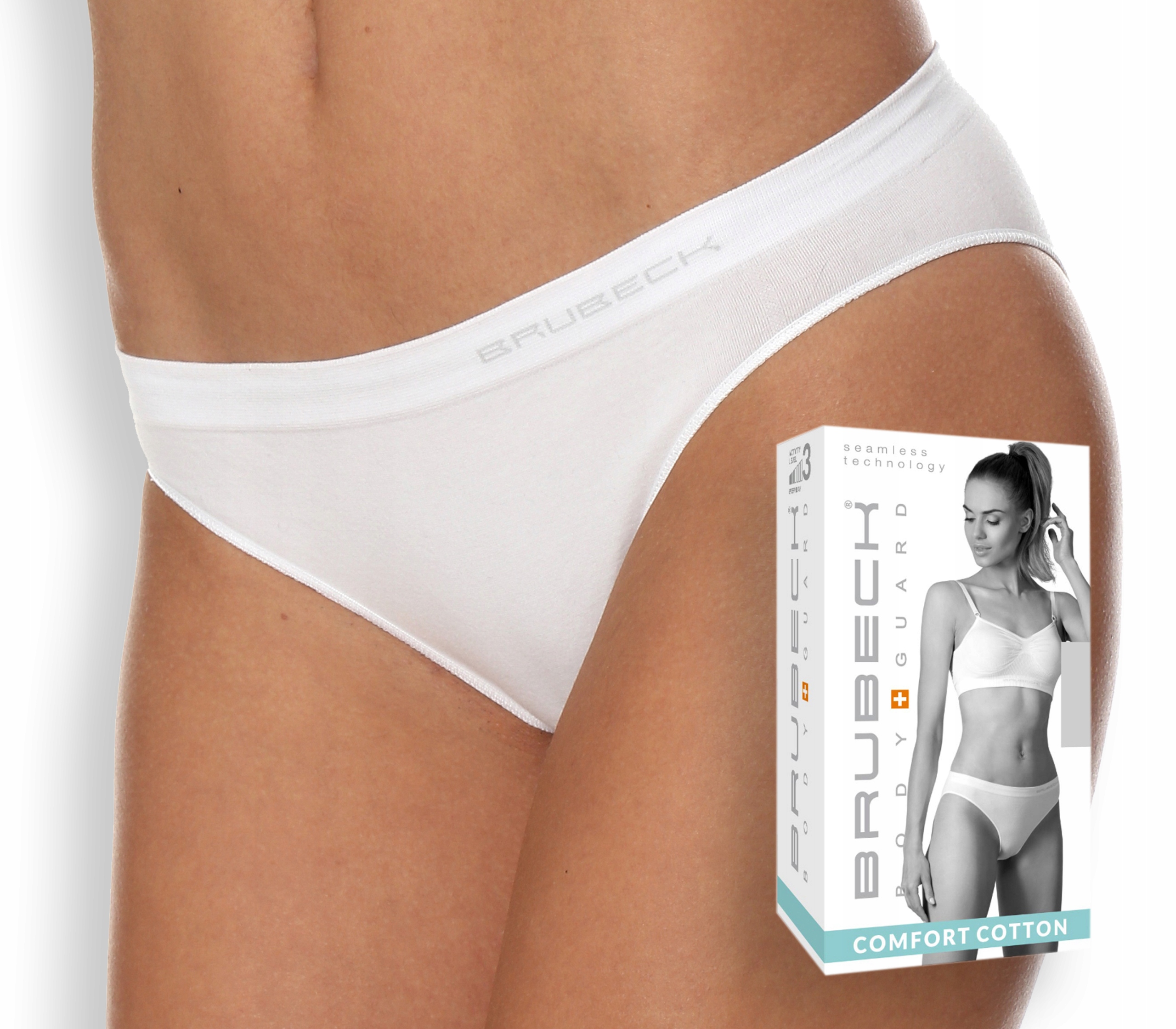 

Brubeck BI10020A Majtki Figi bikini białe XL