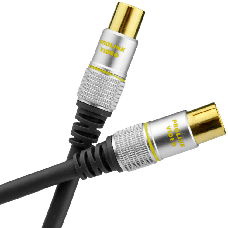 

Kabel antenowy wtyk Tv Gniazdo Tv Prolink 1,2m