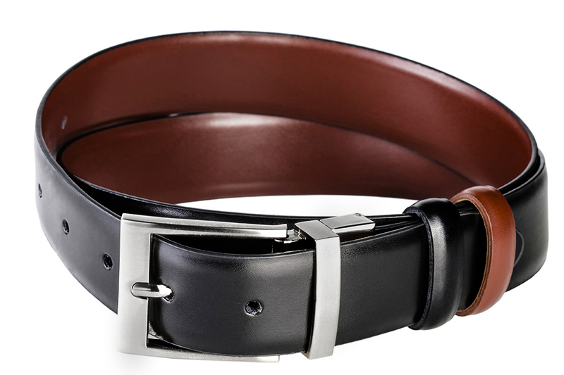 

Skórzany Dwustronny Pasek 4XL do Spodni PD46 130