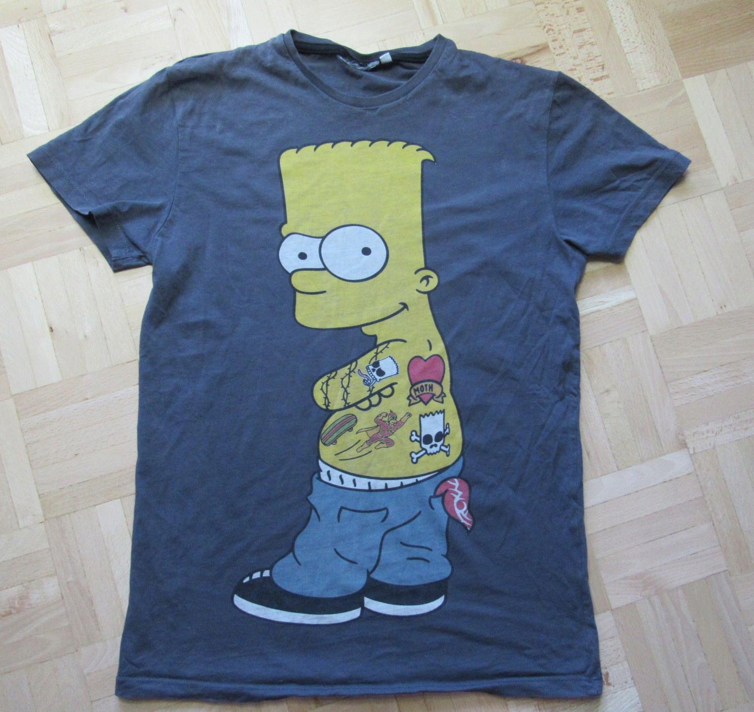 sw20taku　SIMPSON メカニックシャツ Футболка Simpsons - Niska cena na Allegro