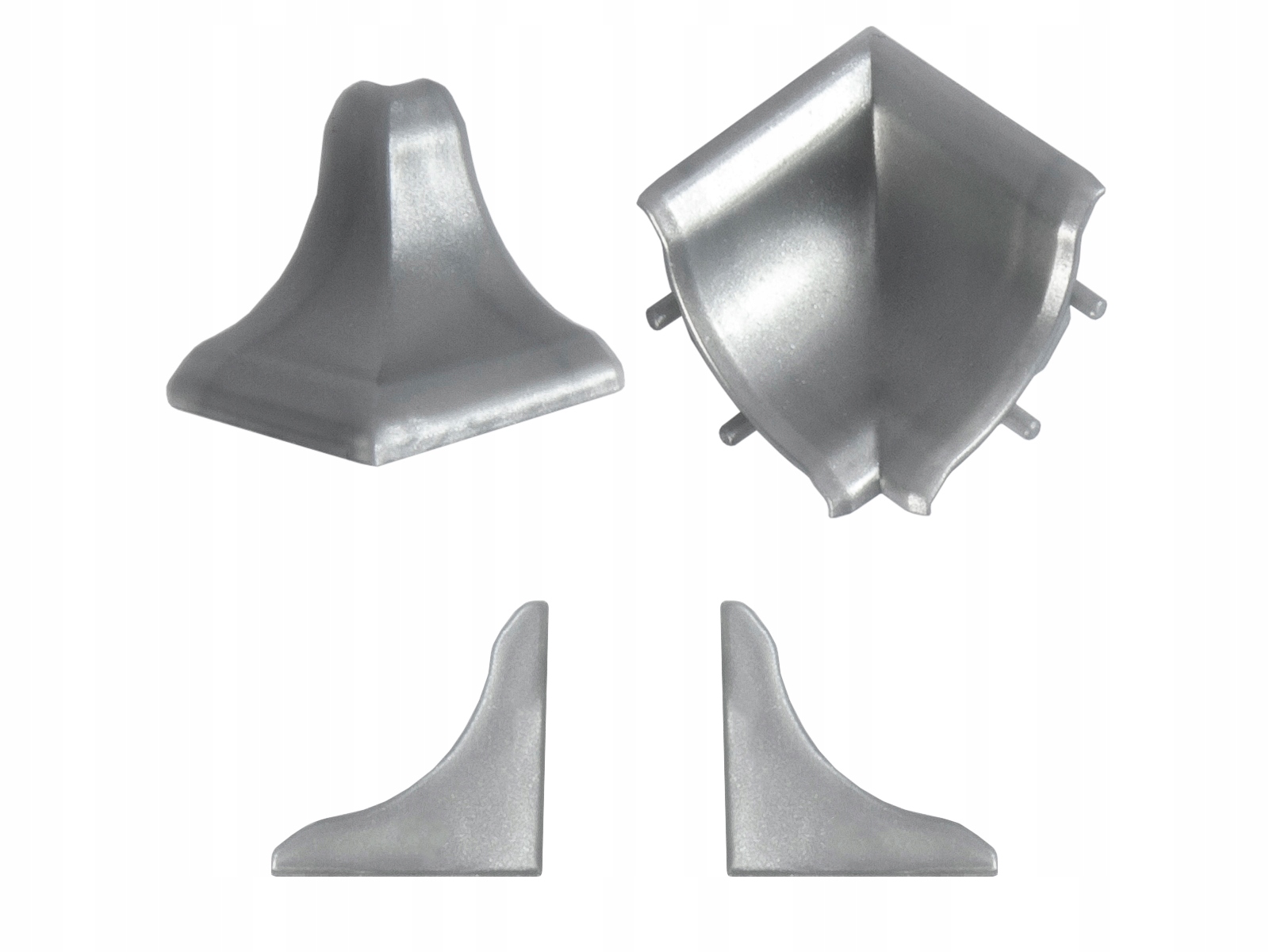 

Zakończenie Prawe Listwa Mini Aluminium Metal
