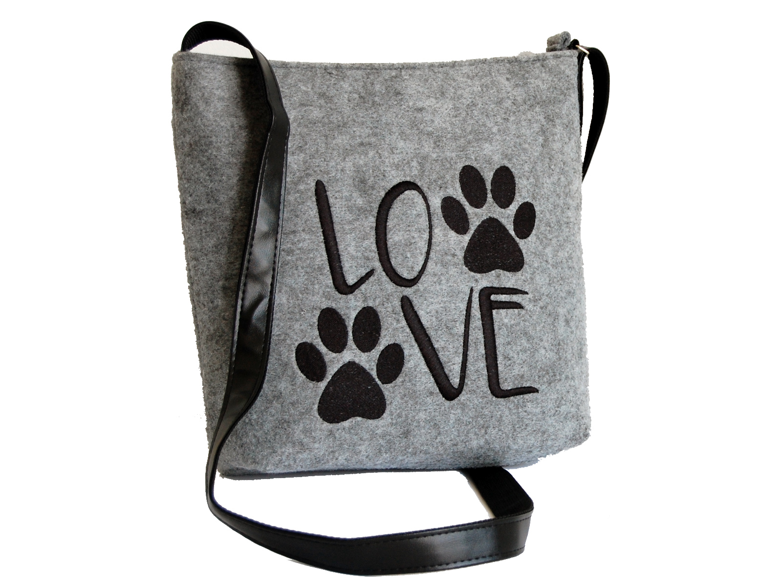 -30% DUŻA FILCOWA LISTONOSZKA FOLK TOREBKA FILCOWA Kolor wielokolorowy