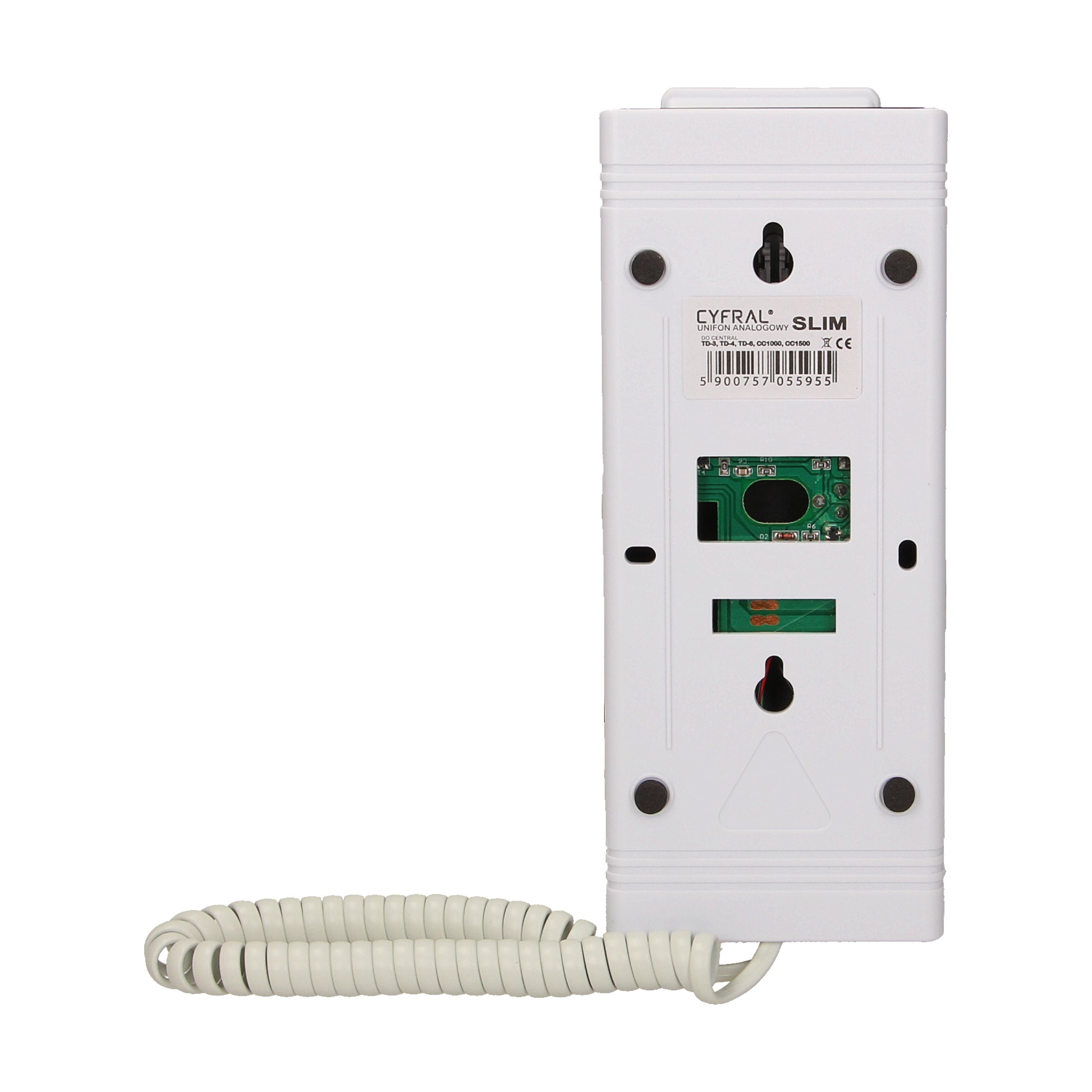 UNIFON DOMOFON 2-ŻYŁOWY CYFRAL SLIM Typ domofonu Przewodowy