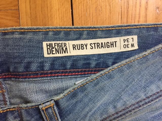 SPODNIE JEANSY damskie TOMMY HILFIGER rozm. M Fason proste