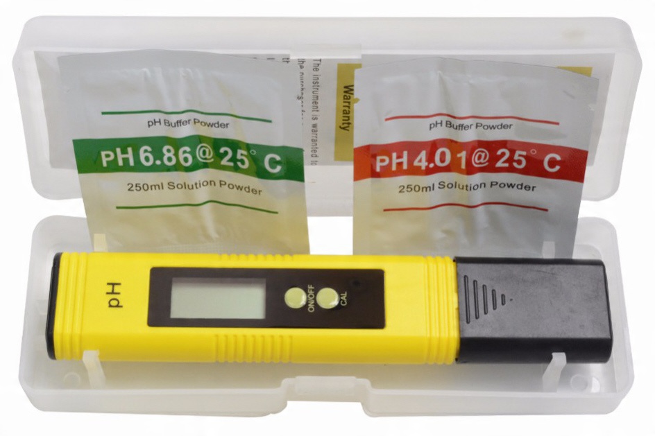 

Miernik pH-Metr 02 solidny elektroniczny +2 bufory