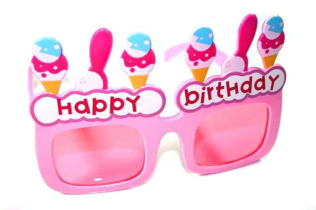 

Okulary Urodzinowe urodziny Happy Birthday