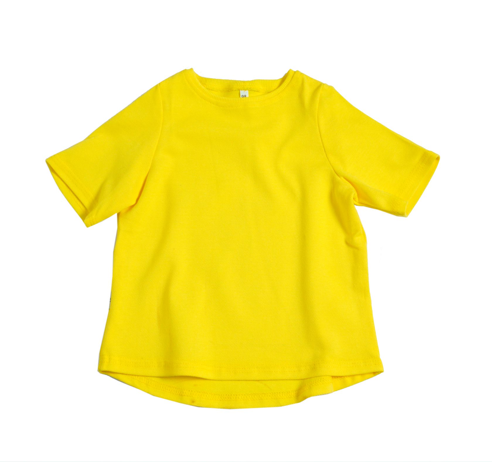 

F&r T-shirt Polski Żółty Przedłużany Żółty 134