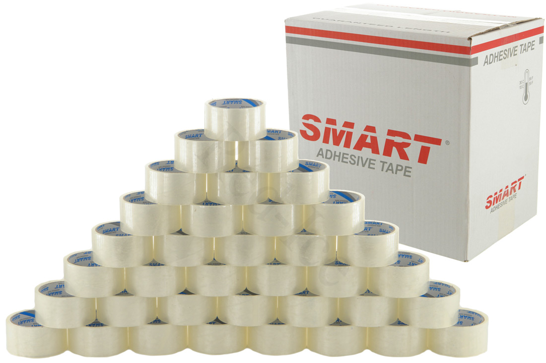 TAŚMA PAKOWA 48/100 KLEJĄCA 6SZT BEZBARWNA SMART Marka Smart