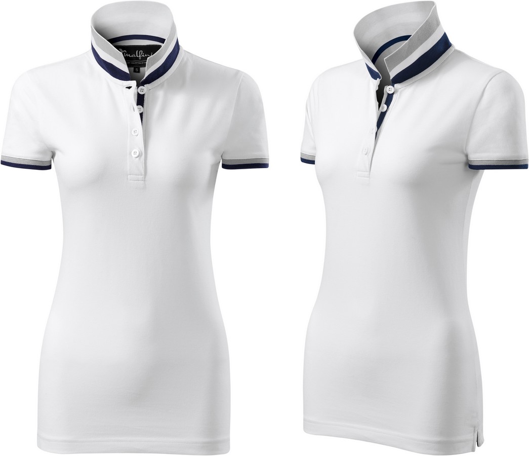 

Damska koszulka polo Collar Up Wysoka Jakość S
