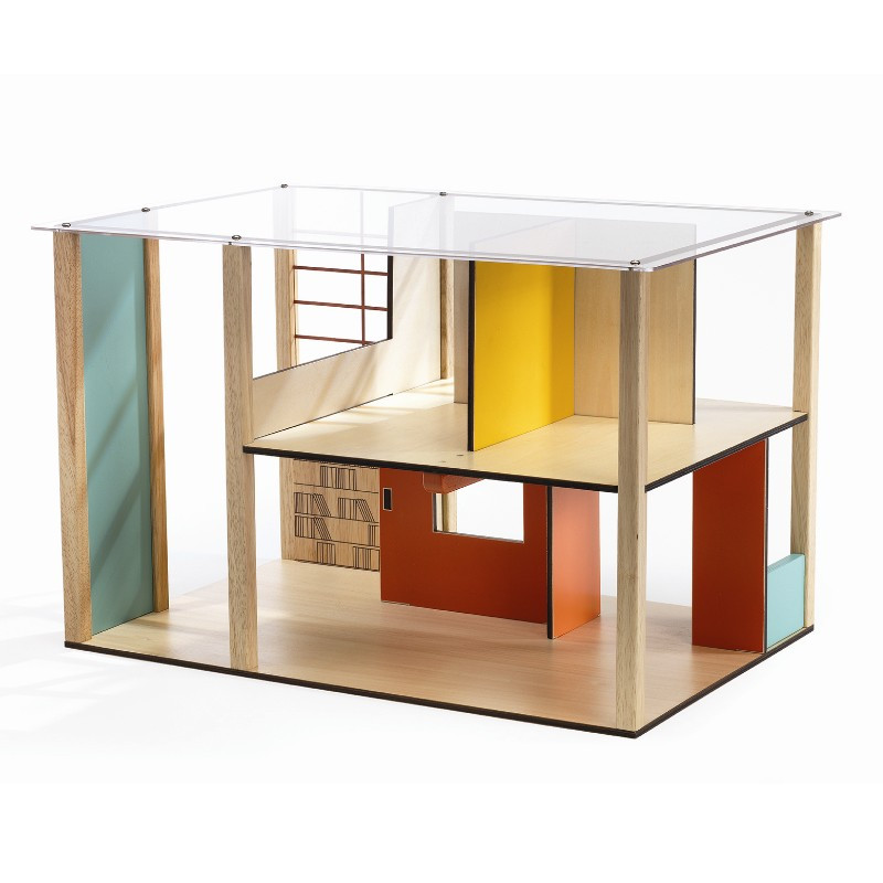 

Djeco: drewniany domek dla lalek Cubic 7801