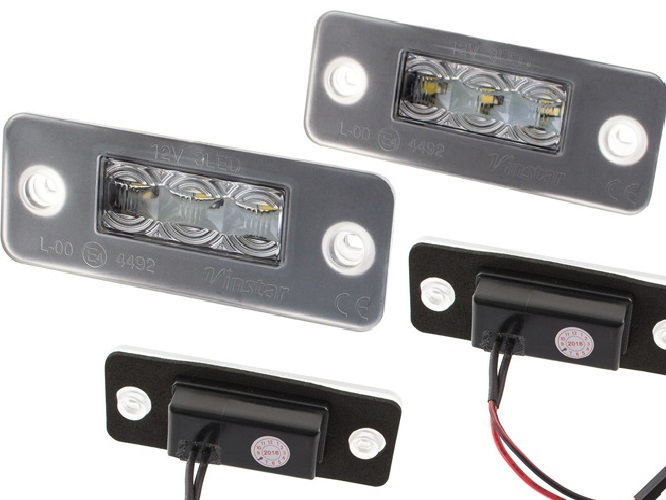 LAMPKI LED PODSWIETLENIE TABLICY AUDI A3 8L 96 03