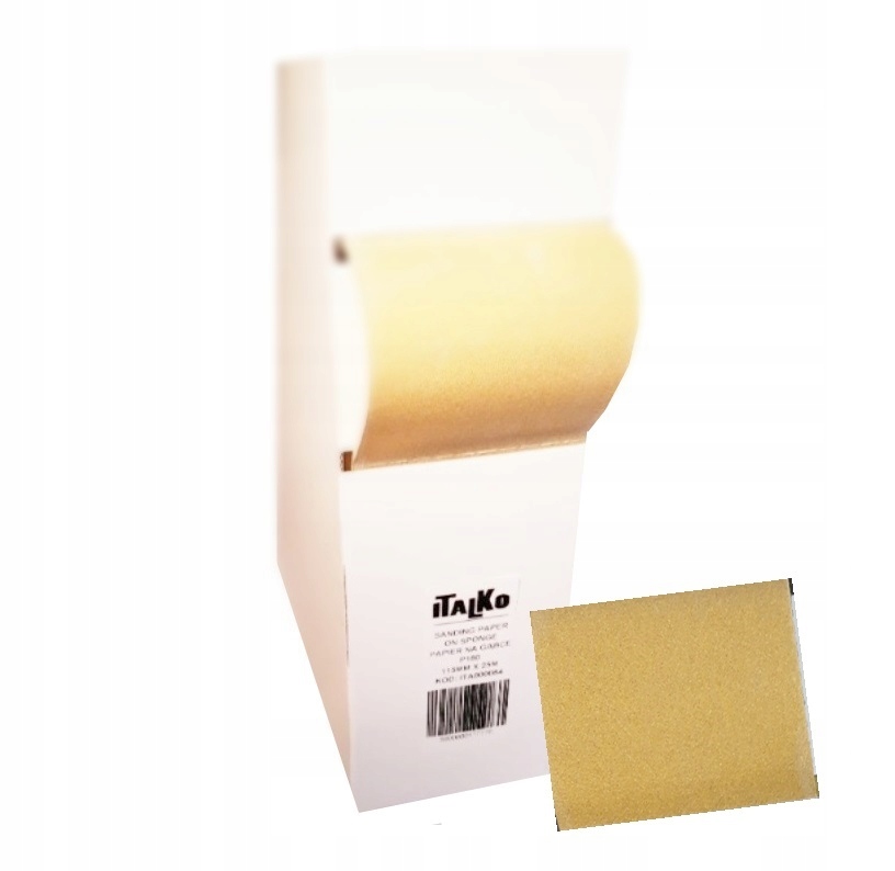 

Italko Papier ścierny na gąbce P120 115x125mm 1szt