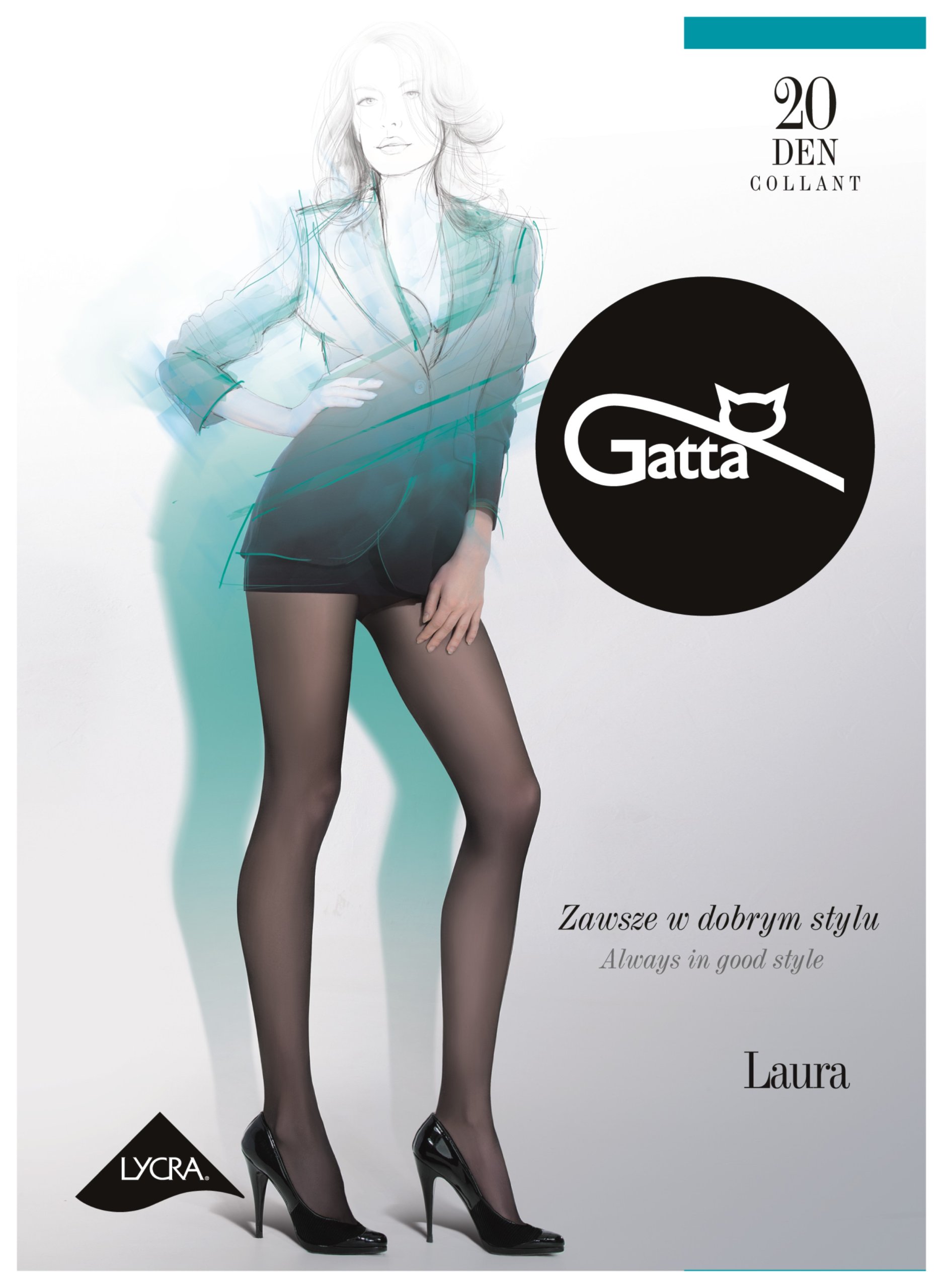 

Rajstopy klasyczne Gatta Laura 20 den -r. 3 daino