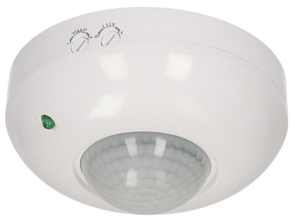 

Czujnik ruchu na podczerwień IP20 360° 12m biały