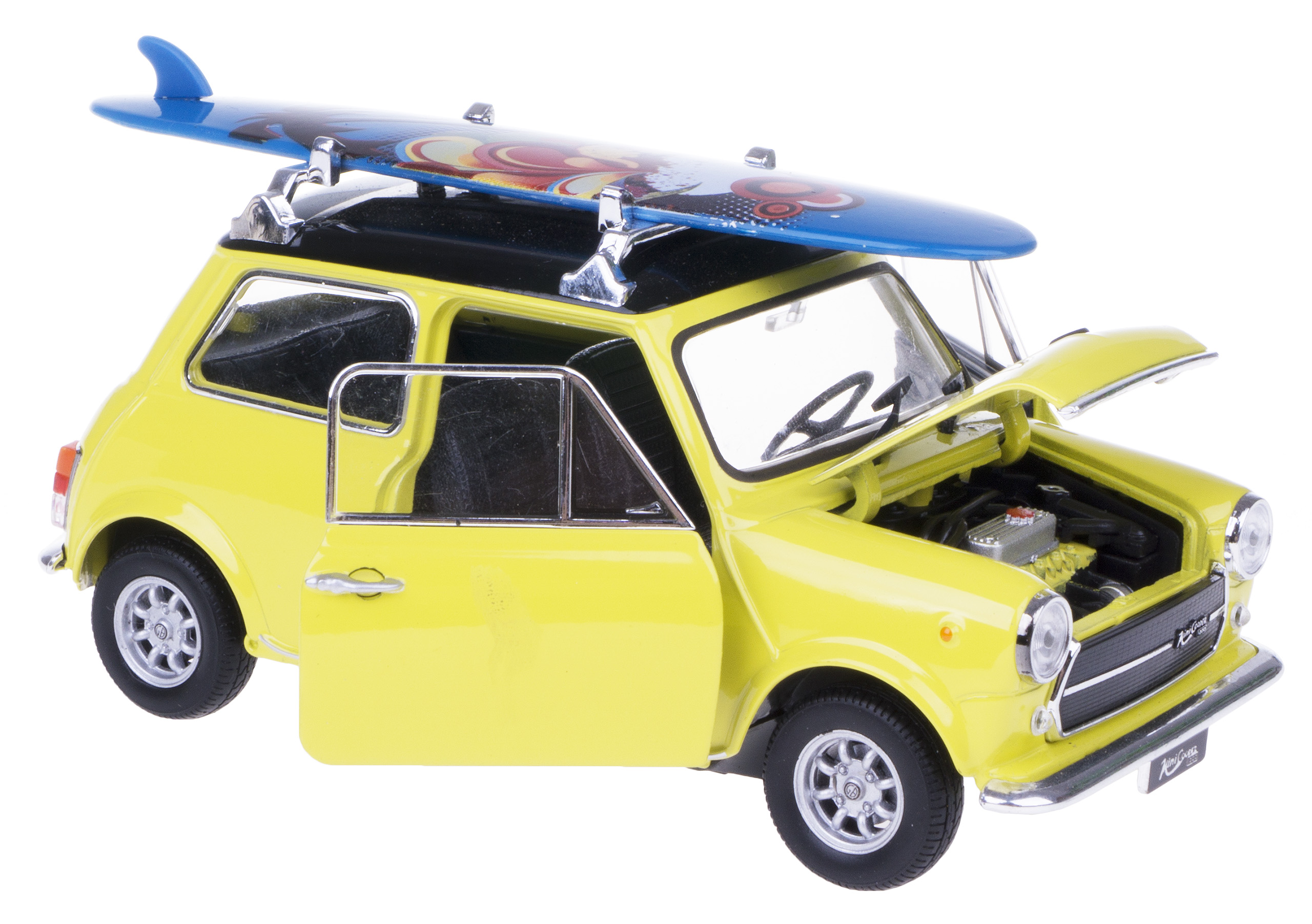 Mini Cooper 1300 S Prknem Model Kovový Welly 1:24