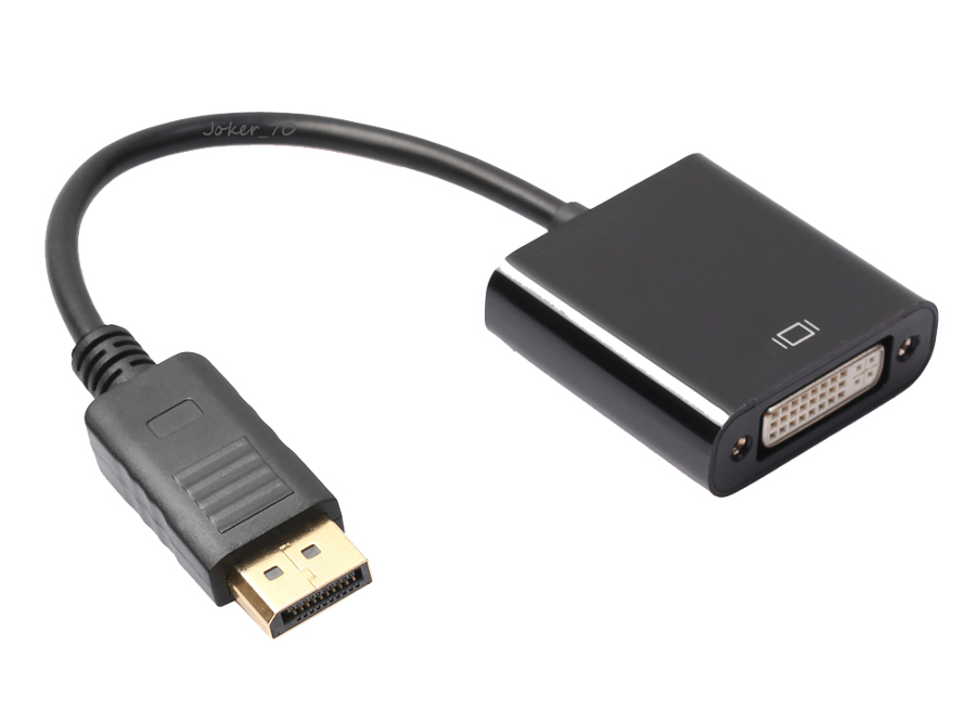 Adapter konwerter kabel DP DisplayPort do DVI z PL Złącza DisplayPort - D-Sub (VGA)