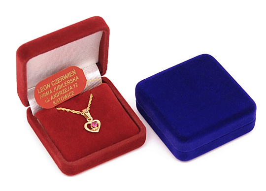 ZLOTY 585 naszyjnik WISIOREK i ŁAŃCUSZEK SERCE 24h Rodzaj Klasyczne Wyrób jubilerski Inny