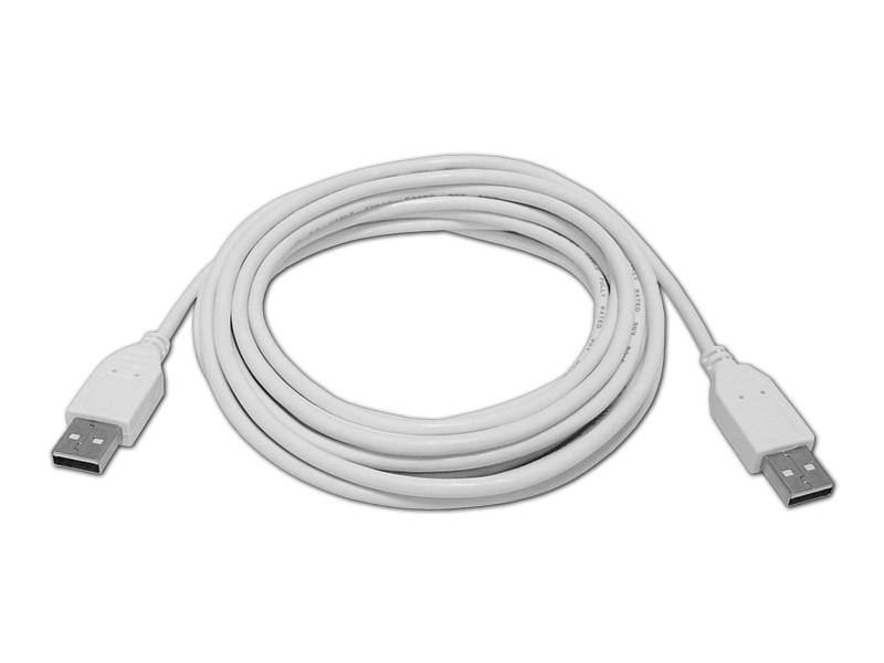 

Kabel Usb 2.0 typ A wtyk-wtyk 4m szary (1181)