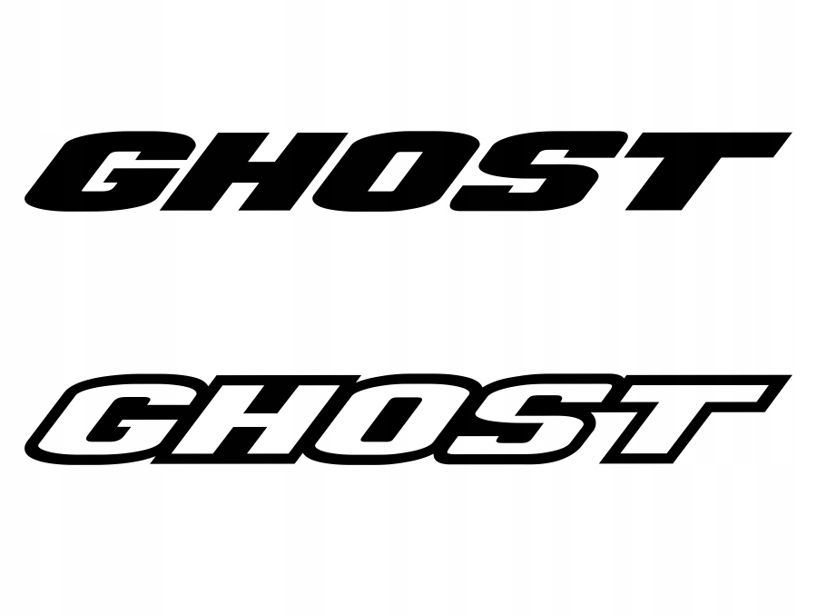 

Ghost naklejki zastępcze na rower komplet 6 sztuk