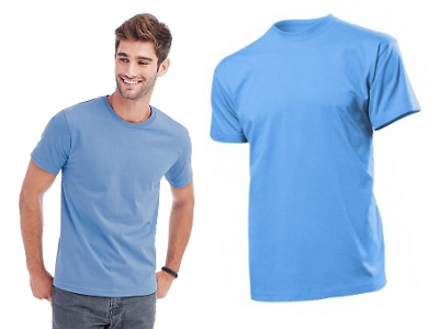 12 KOL - STEDMAN COMFORT Męska Koszulka T-shirt- L Rozmiar L