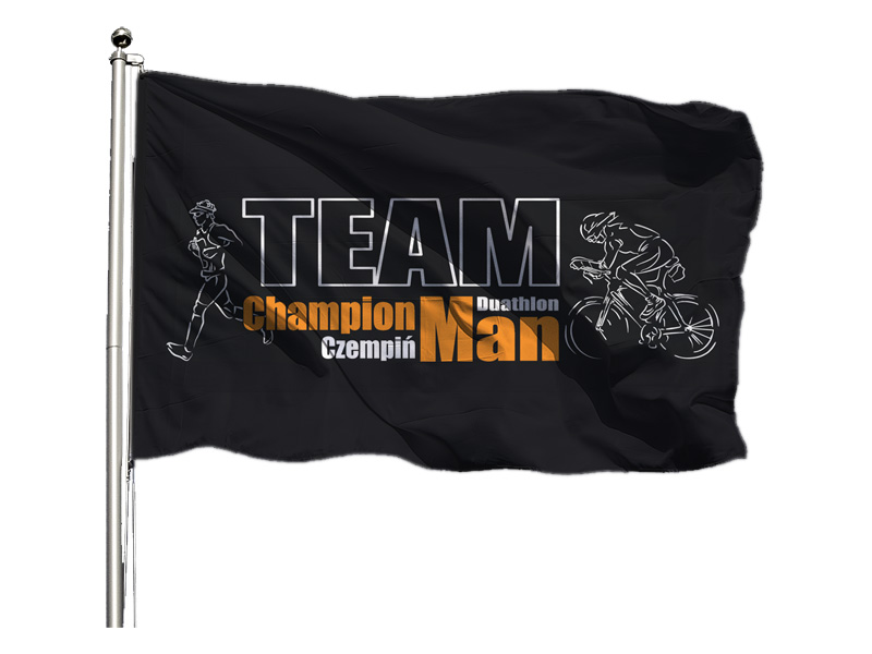 FLAGA REKLAMOWA Z WŁASNYM NADRUKIEM 200x150 cm Marka inny