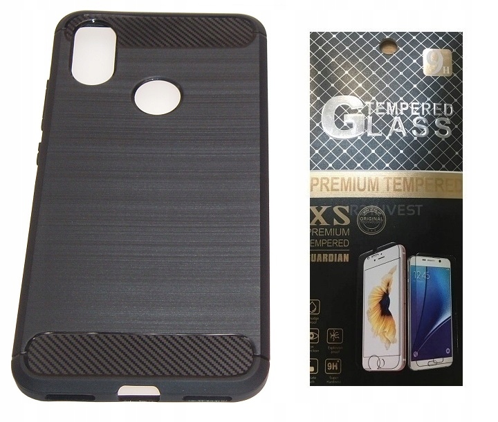 

Karbon Etui Carbon Case Xiaomi MiA2 Mi A2 + Szkło