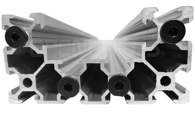 Profil aluminiowy C-Beam 250mm do frezarek cnc Kod producenta C-BEAM-V-SR-PL