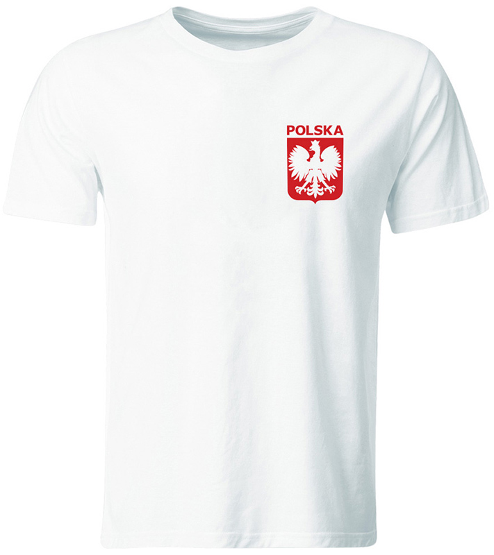 

Koszulka Kibica Polski Z Godłem Biała Roz. XL