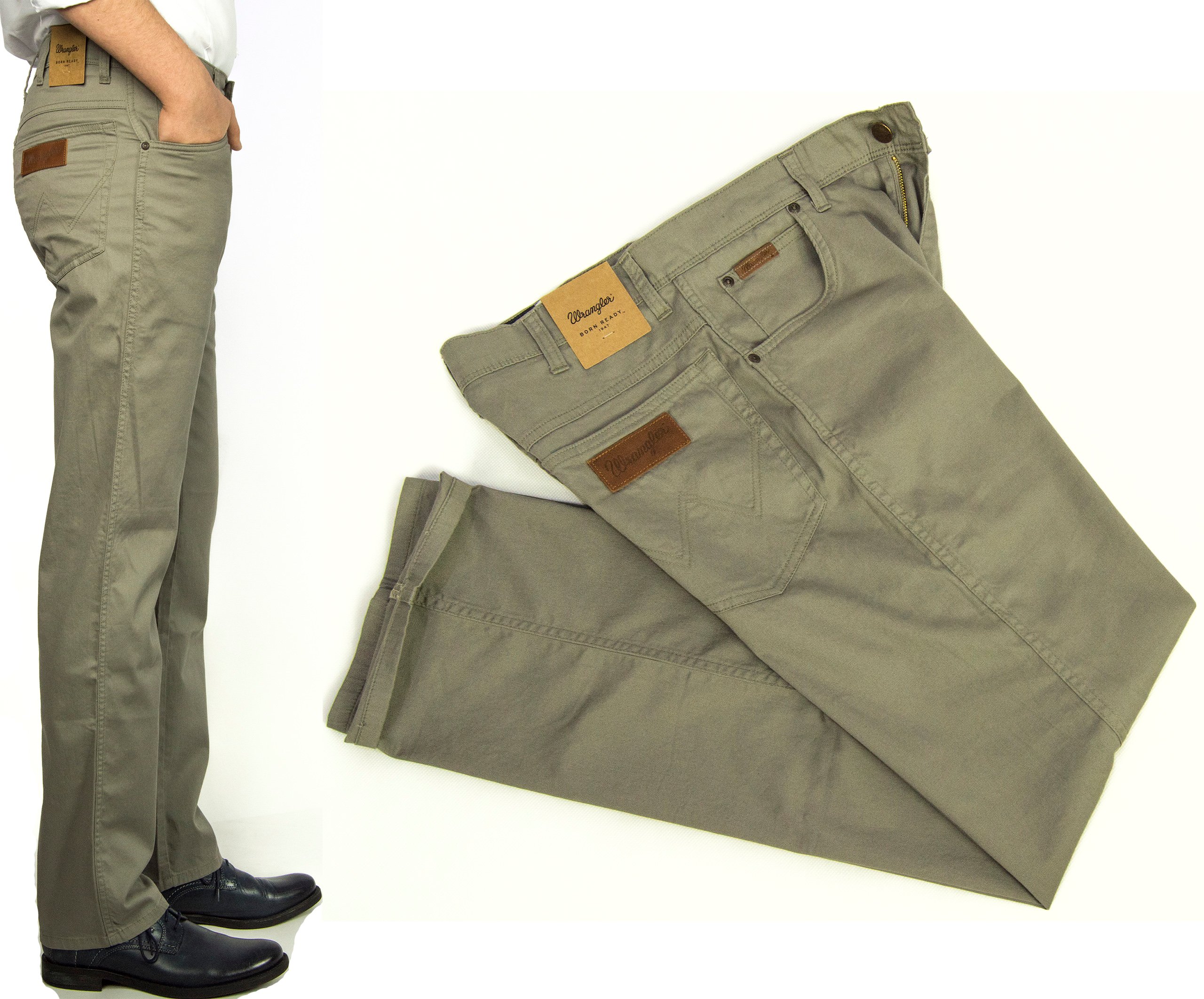 Wrangler Texas Light Olive kalhoty Classic W31 L32