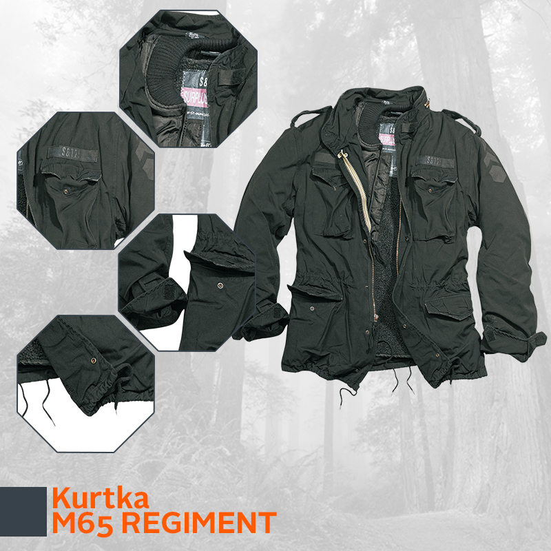 Surplus Duża Kurtka 3w1 M65 Regiment Giant 3XL Marka inna