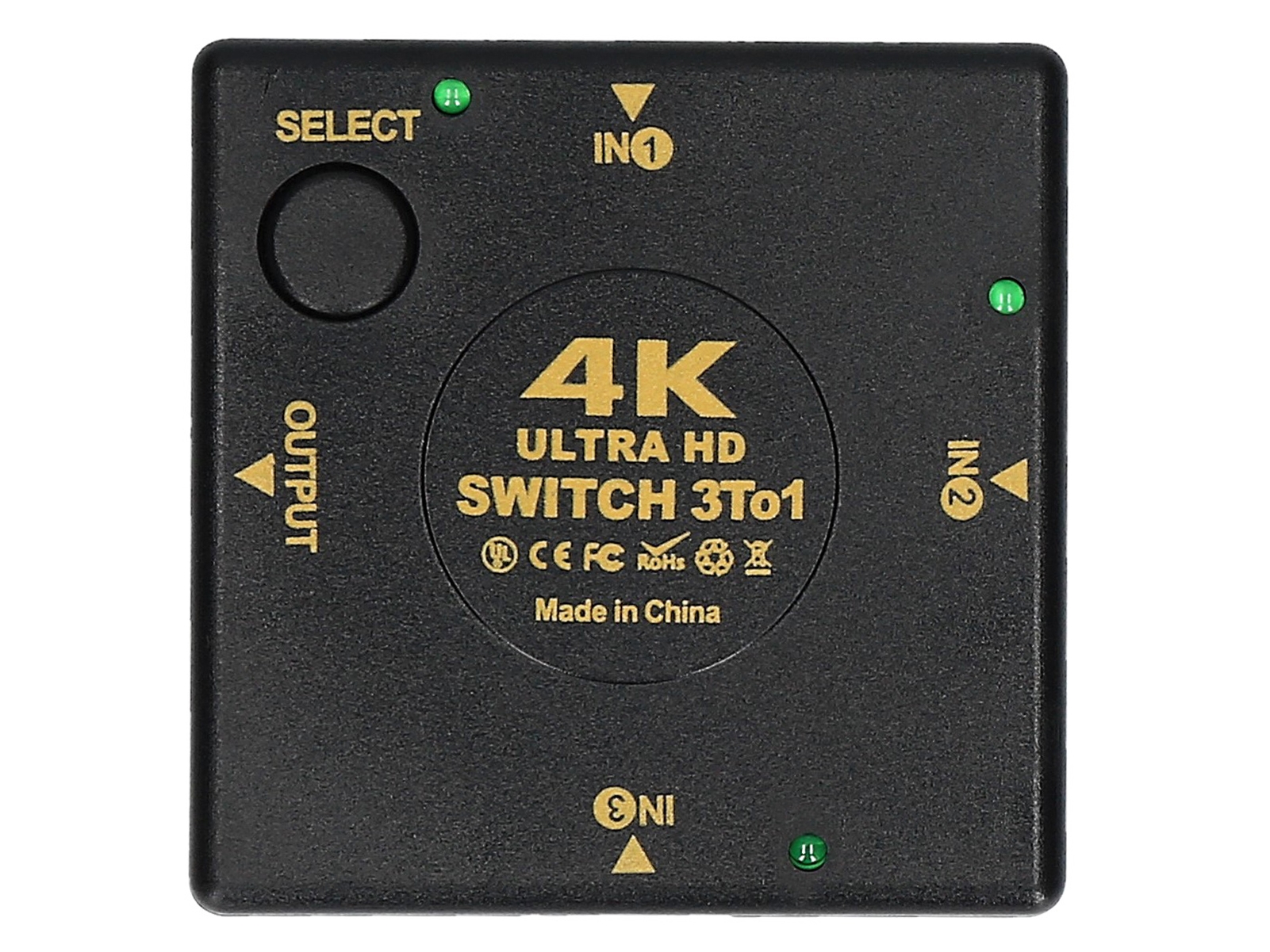 

Przełącznik Hdmi Switch 3 Porty 3x1 Ultra Hd 4K