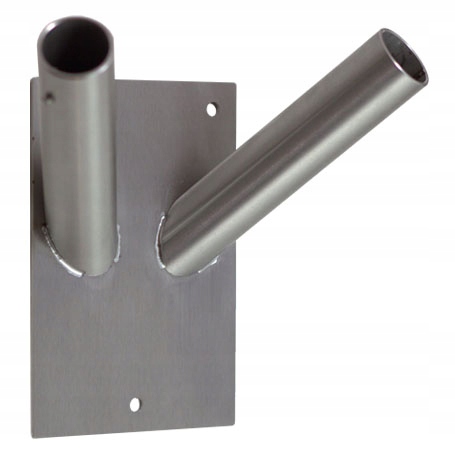 Uchwyt 2 ramienny na ścianę do flagi podwójny Stal Nierdzewna