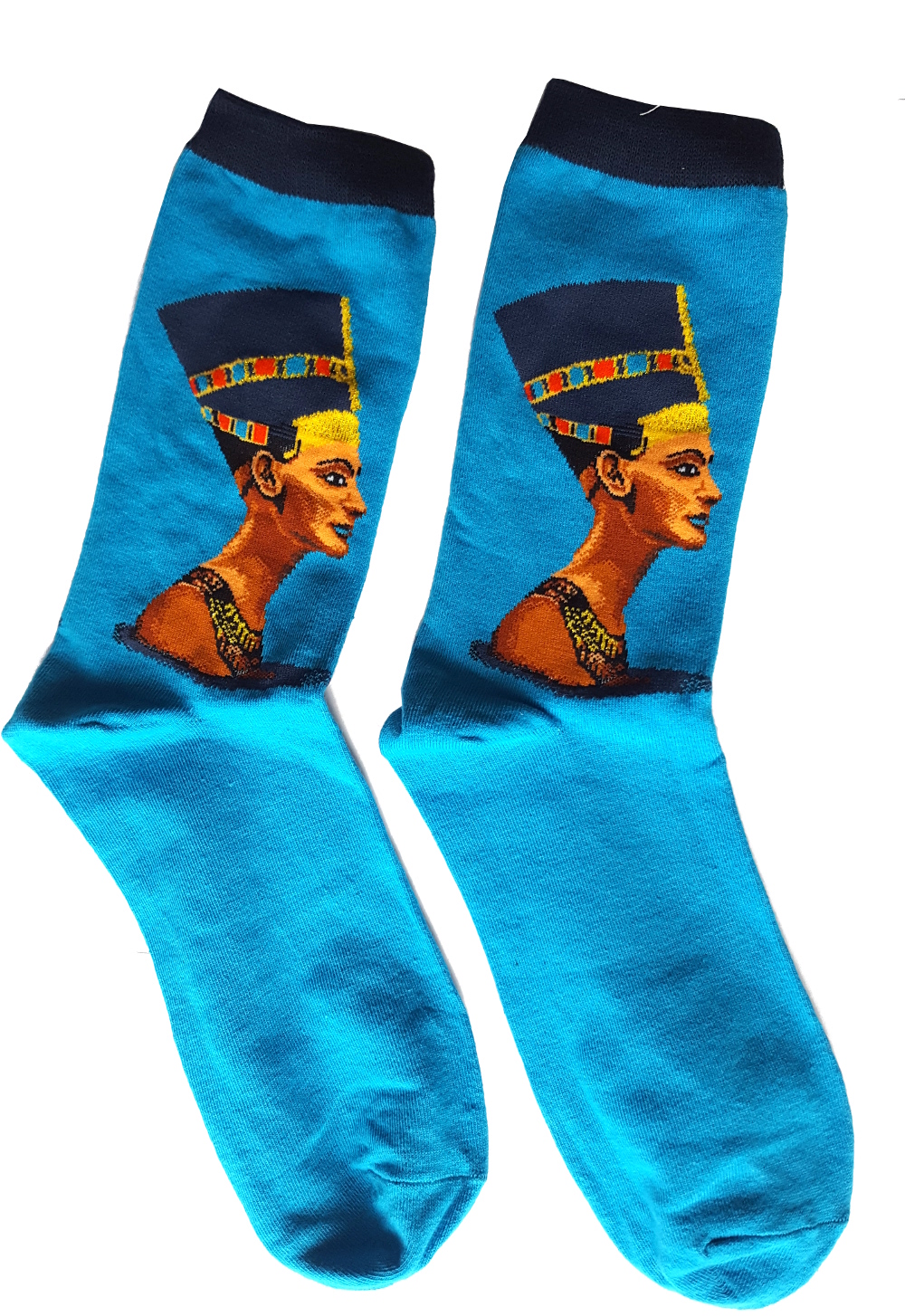 

Skarpetki Tkane Obrazy Nefertiti Niebieska 39-45
