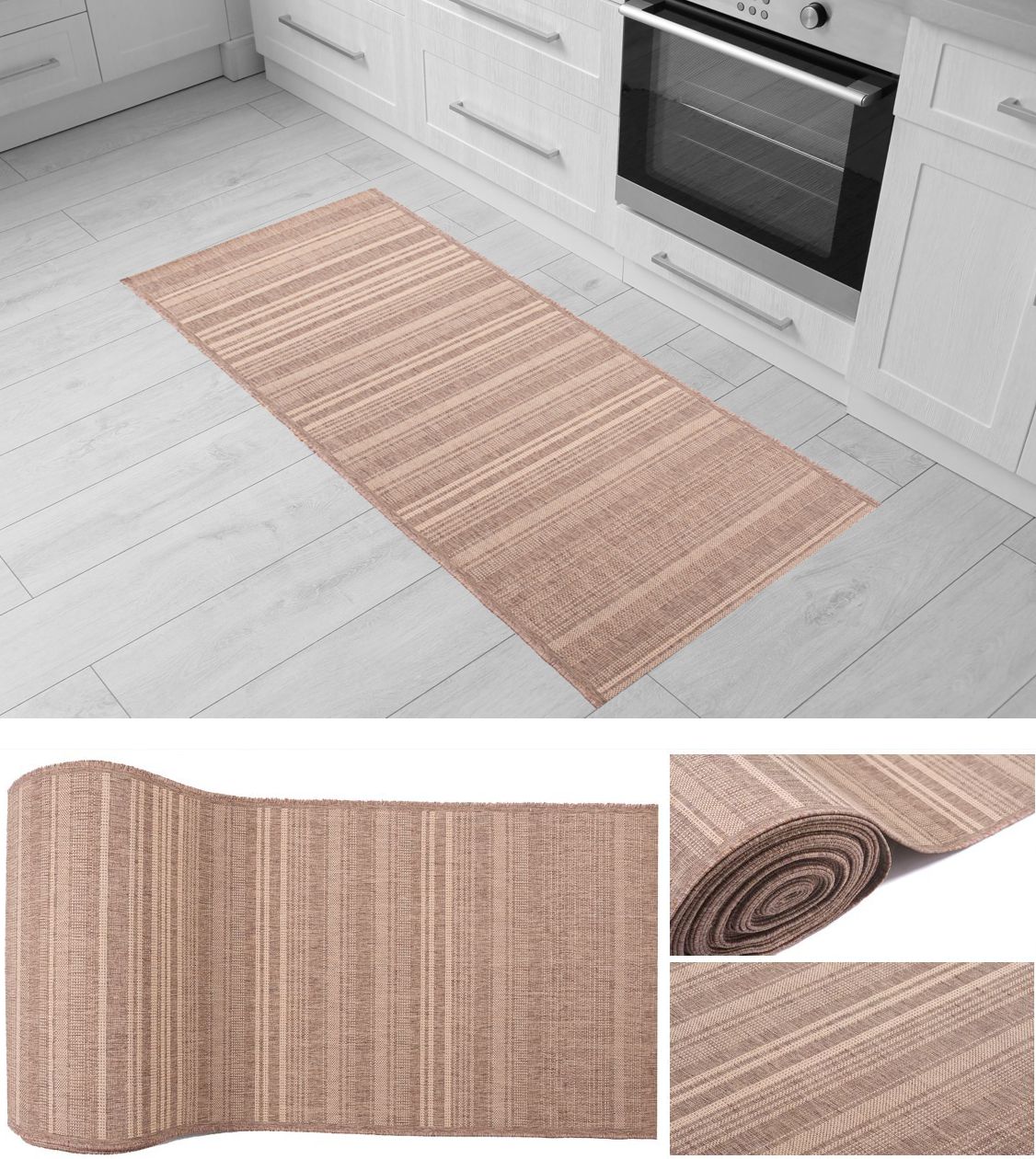 CHODNIK SZNURKOWY SIZAL 60cm PŁASKO TKANY Gratis Długość 10 cm