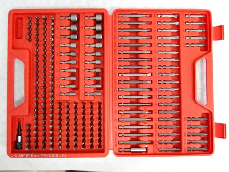 CRAMP ZESTAW BITÓW NASADEK TORX IMBUS 208 EL Marka Cramp