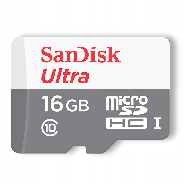 КАРТА ПАМЯТИ SanDisk Ultra MicroSD 16 ГБ 80 МБ / с