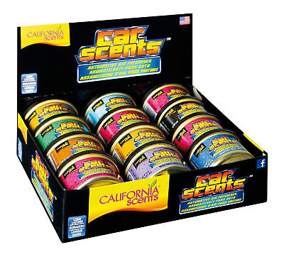 

Zapach California Car Scents display 18szt Mix