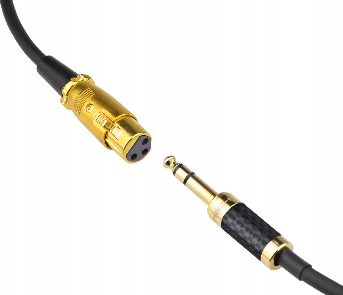 

Kabel przewód 6,3 Jack stereo Xlr żeński Klotz 3m