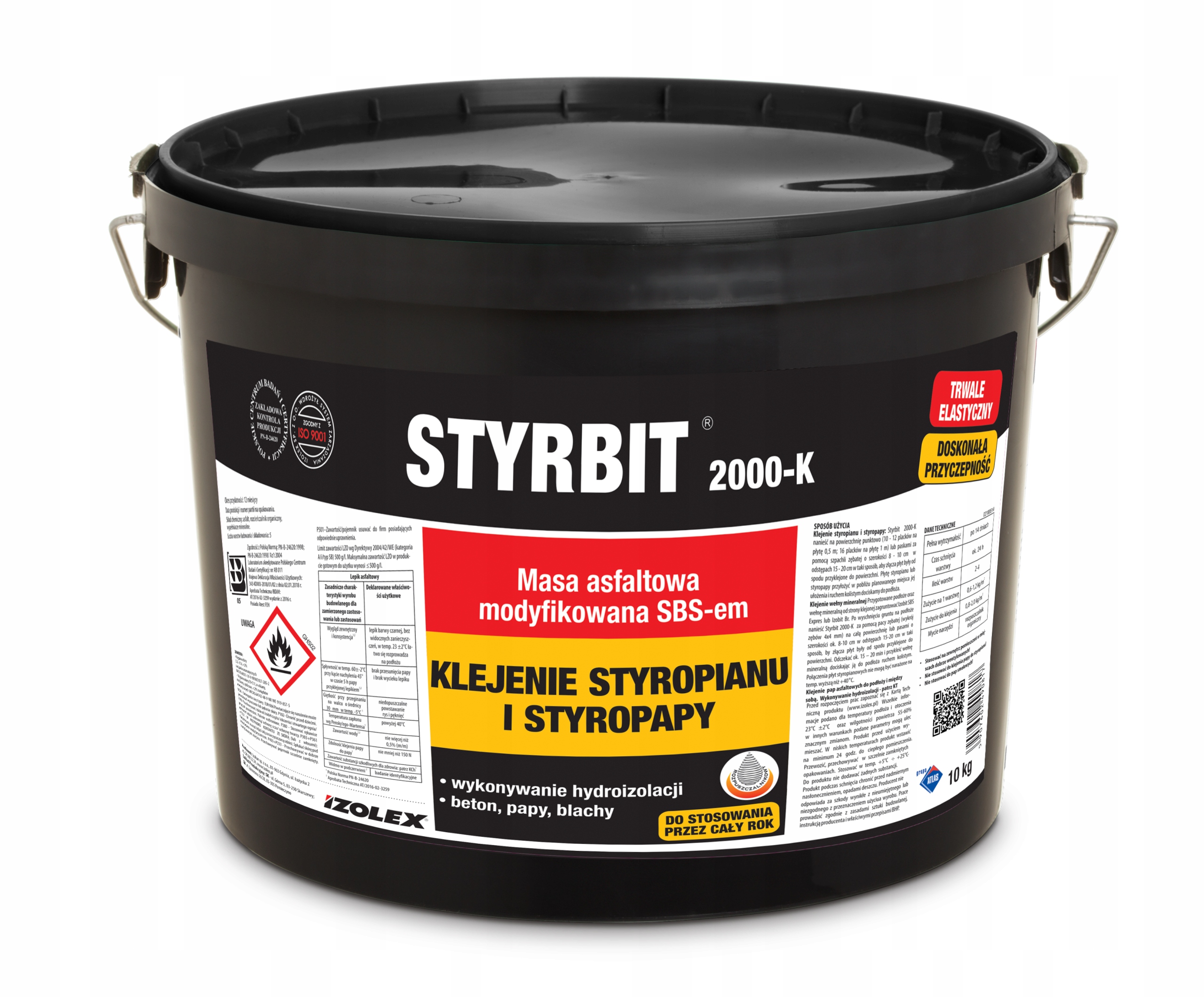 

Styrbit 2000K styropapy blachy styropianu w zimie