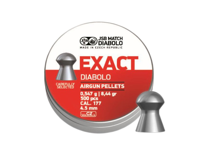 Śrut 4,50 mm Jsb Diabolo Exact 500 szt. Round zaokrąglony precyzyjny celny