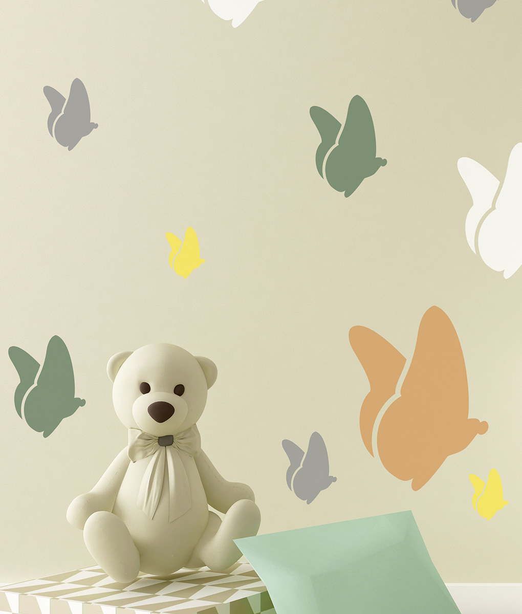 MOTYLE 1 - ZESTAW 5 SZT - szablony wielorazowe Marka Stencils