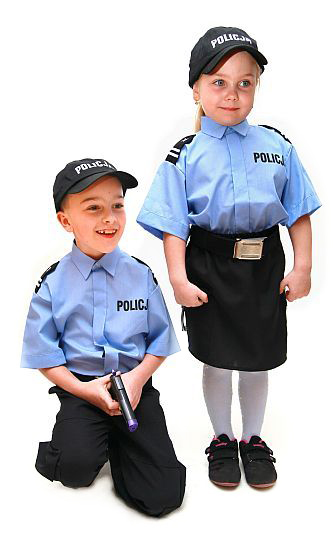 POLICJANT 110 strój, przebranie, polski policjant Rozmiar 110
