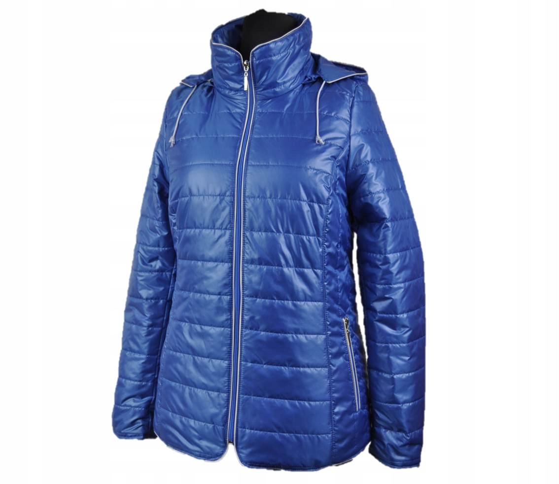 

Kurtka Pikowana Z Lamówką Duże Rozmiary XL 46 48