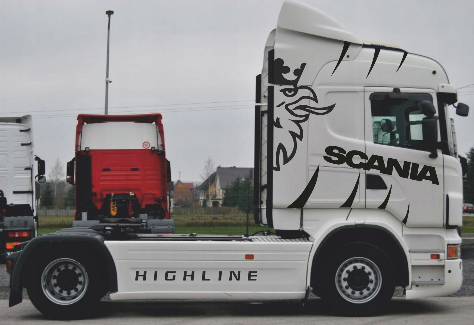 NAKLEJKI NAKLEJKA SCANIA R TOPLINE HIGHLINE Manufacturer catalog number 45200687