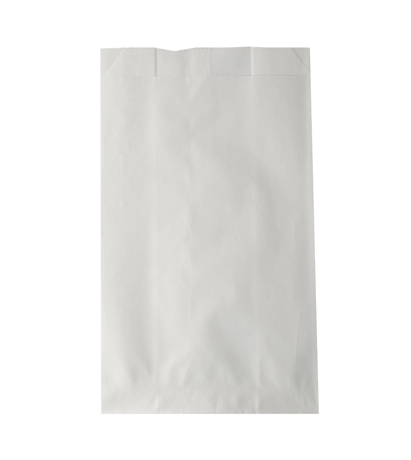 Torba Torebka Papierowa Biała śniadaniowa Fałdowa 180x65x350mm 1000szt